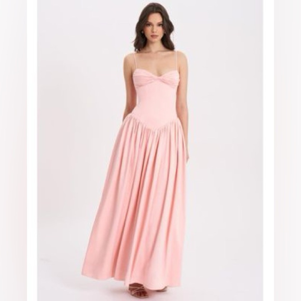 Elegant Pink Women's Dress